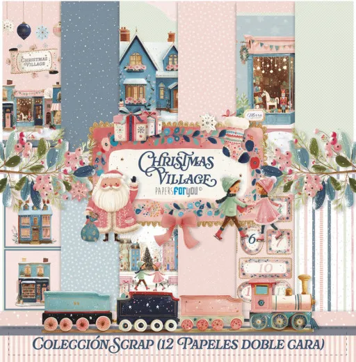 Christmas Village - 12x12 Scrap Paper Pack