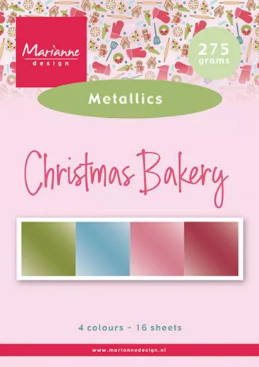 Paper Pad A5 - Christmas Bakery by Marleen - Metallics