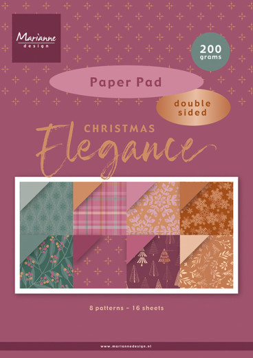 Paper Pad A4 - Christmas Elegance