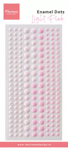 Decoration Enamel Dots - Light Pink