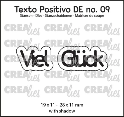 CREAlies Texto Positivo - Viel Glück