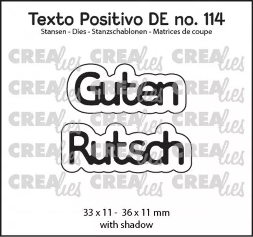 CREAlies Texto Positivo - Guten Rutsch