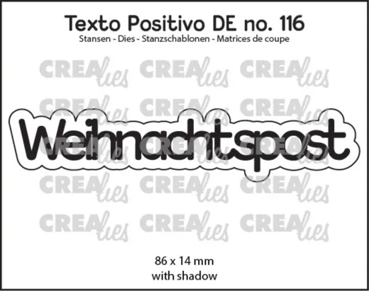 CREAlies Texto Positivo - Weihnachtspost
