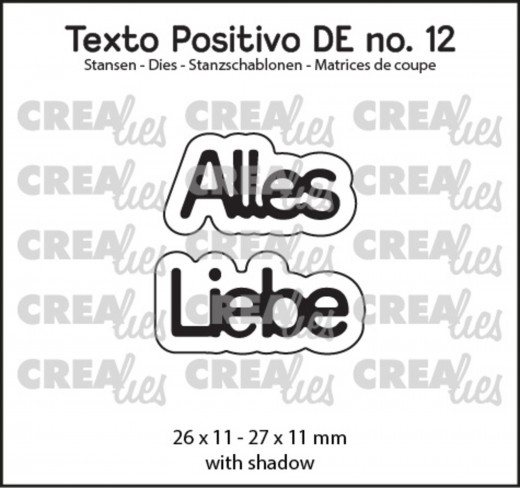 CREAlies Texto Positivo - Alles Liebe