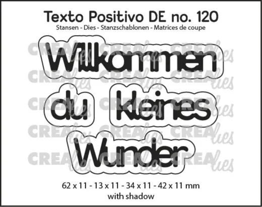 CREAlies Texto Positivo - Willkommen du Kleines Wunder