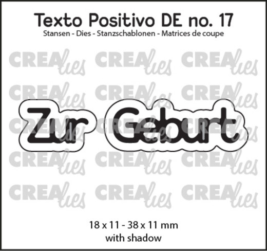 CREAlies Texto Positivo - Zur Geburt
