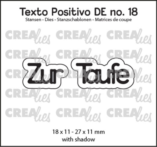 CREAlies Texto Positivo - Zur Taufe