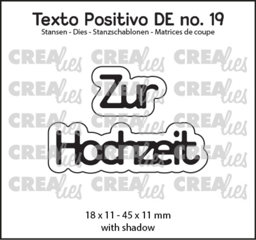 CREAlies Texto Positivo - Zur Hochzeit