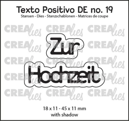 CREAlies Texto Positivo - Zur Hochzeit