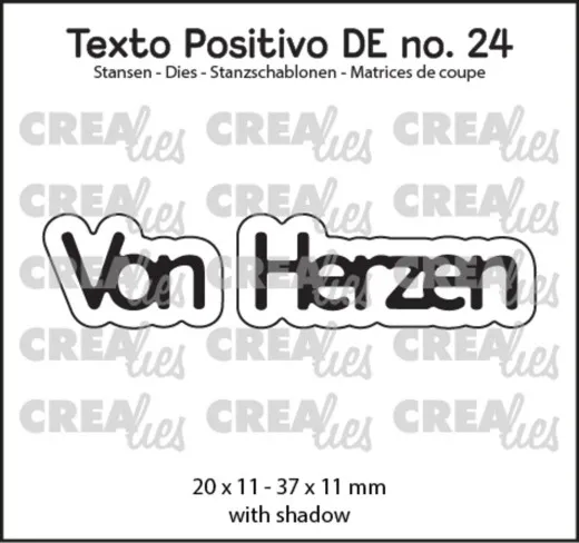CREAlies Texto Positivo - Von Herzen