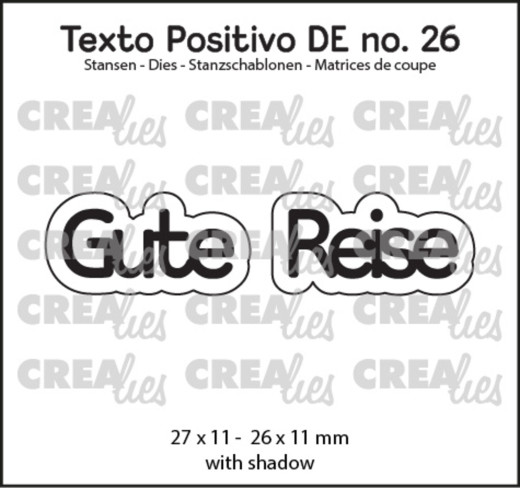 CREAlies Texto Positivo - Gute Reise