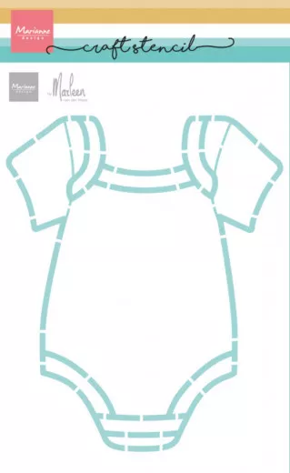 Mask Stencil - Onesie by Marleen