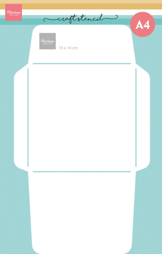 Craft Stencil - 14x14cm Envelope