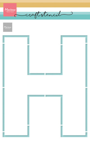 Craft Stencil - Buchstabe H