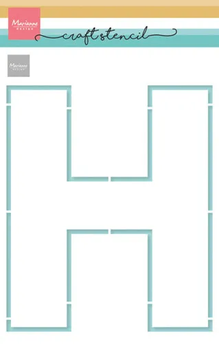 Craft Stencil - Buchstabe H