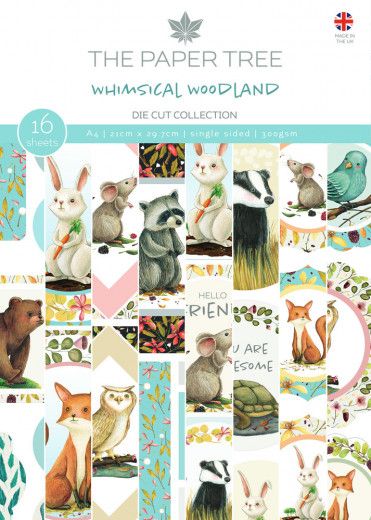 Whimsical Woodland A4 Die Cut Collection Pad