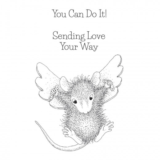 Spellbinders Cling Stamps - Flying to See You