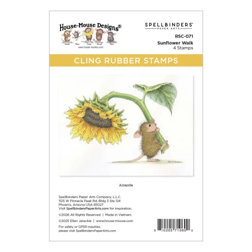 Cling Stamps - Sunflower Walk by House-Mouse Designs