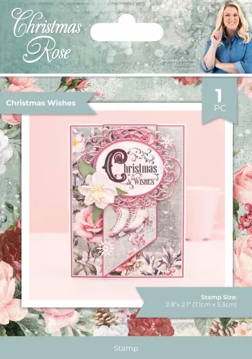 Clear Stamps - Christmas Rose - Christmas Wishes