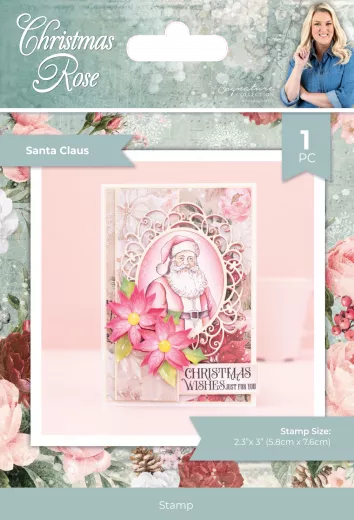 Clear Stamps - Christmas Rose - Santa Claus