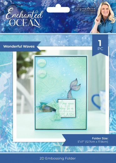 Embossing Folder - Enchanted Ocean - Wonderful Waves