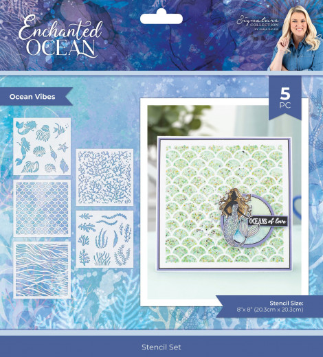 Enchanted Ocean - Stencil Set - Ocean Vibes