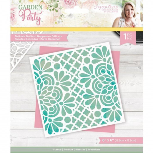 Mask Stencil - Garden Party Delicate Doilies