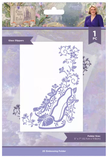 Embossing Folder - Once Upon a Time - Glass Slippers