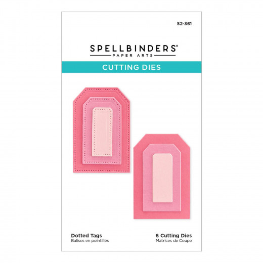 Spellbinders Etched Dies - Dotted Tags