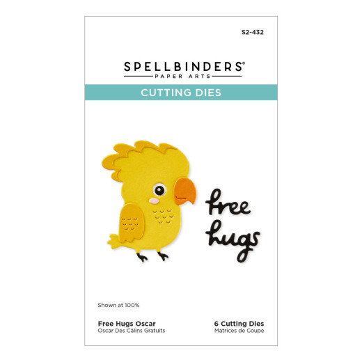 Spellbinders Etched Dies - Cheerful Chirps - Free Hugs Oscar