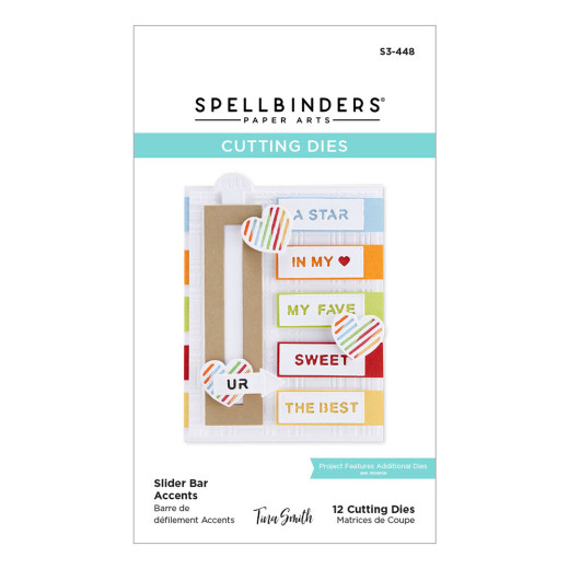 Spellbinders Etched Dies - Birthday Celebrations - Slider Bar Accents