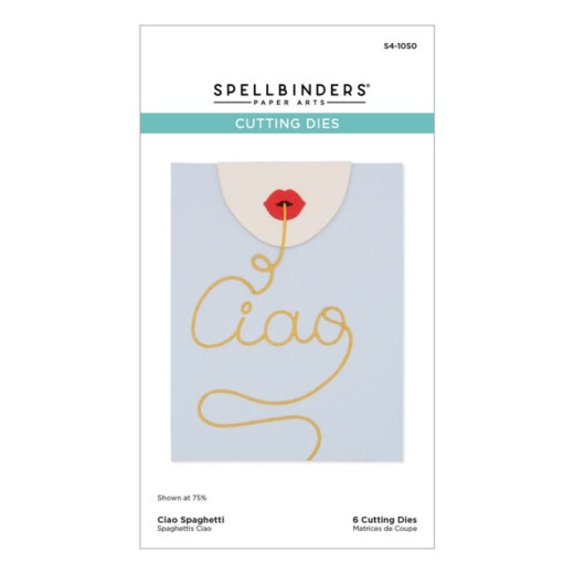 Spellbinders Etched Dies - La Dolce Vita - Ciao Spaghetti