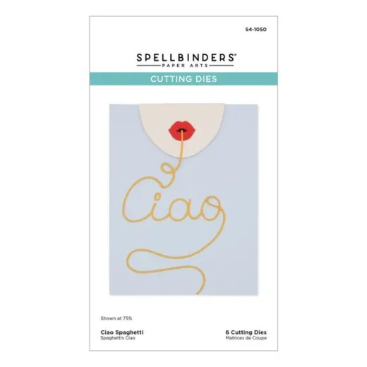 Spellbinders Etched Dies - La Dolce Vita - Ciao Spaghetti