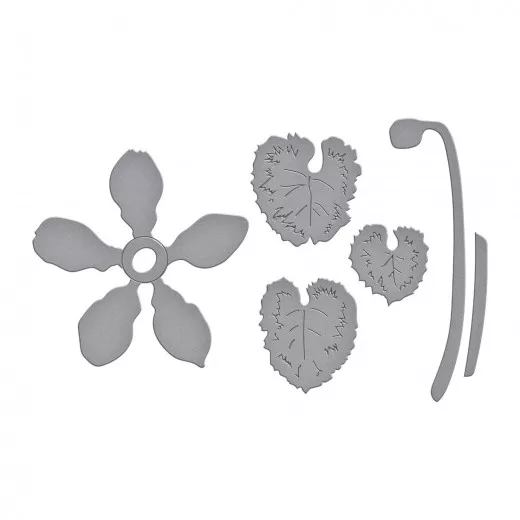 Spellbinders Etched Dies - Cyclamen