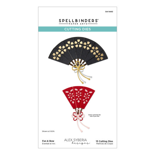 Spellbinders Etched Dies - Spring in Kyoto - Fan & Bow