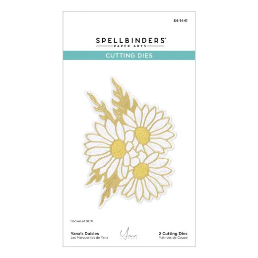 Spellbinders Etched Dies - Yana's Daisies