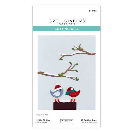 Spellbinders Etched Dies - All About Christmas - Little Birdies