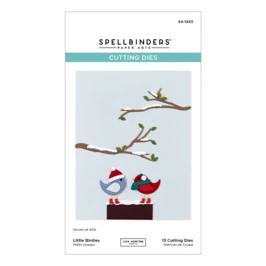 Spellbinders Etched Dies - All About Christmas - Little Birdies