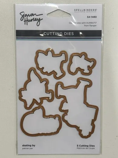 Spellbinders Etched Dies - Simon Hurley - Skating By