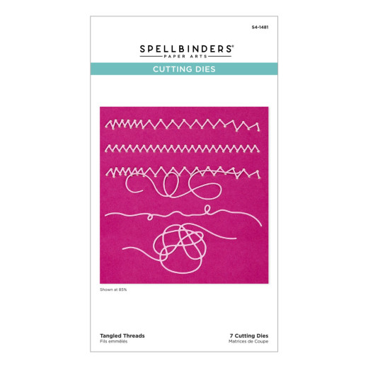 Spellbinders Etched Dies - Beautifully Imperfect - Tangled Threads