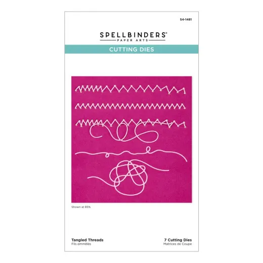 Spellbinders Etched Dies - Beautifully Imperfect - Tangled Threads