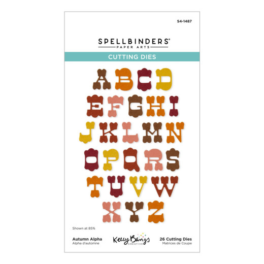 Spellbinders Etched Dies - Autumn Archives - Autumn Alpha