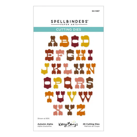 Spellbinders Etched Dies - Autumn Archives - Autumn Alpha