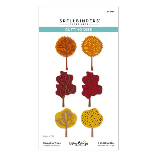 Spellbinders Etched Dies - Autumn Archives - Changing Trees