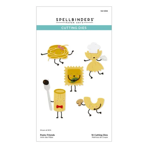 Spellbinders Etched Dies - Buon Appetito - Pasta Friends