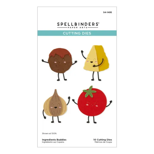 Spellbinders Etched Dies - Buon Appetito - Ingredients Buddies