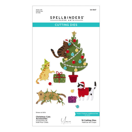Spellbinders - Cutting Dies - Yana's Christmas Cats - Accessories by Yana Smakula