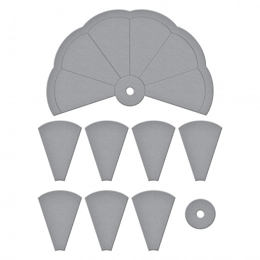 Spellbinders Etched Dies - Color Swatch Wheel