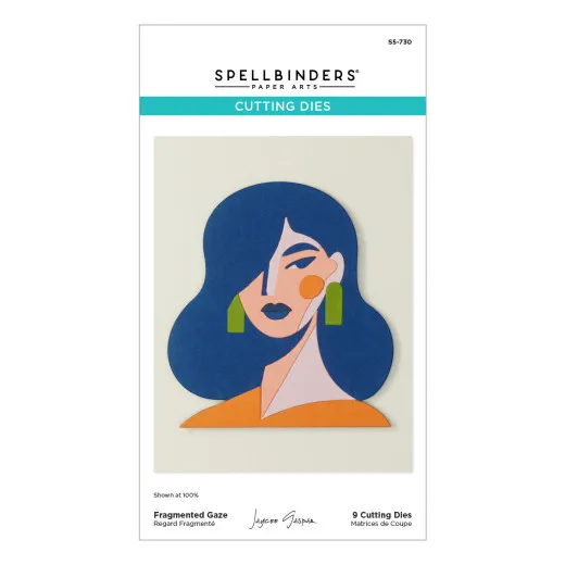 Spellbinders Etched Dies - All My Senses - Fragmented Gaze