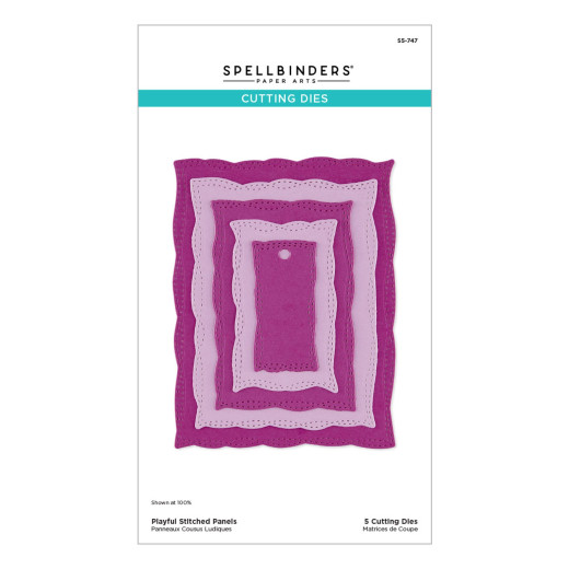 Spellbinders Etched Dies - Poppy Song - Playful Stitched Panels